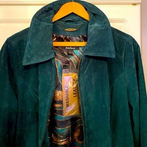 Dennis Basso Genuine Washable Leather Jacket